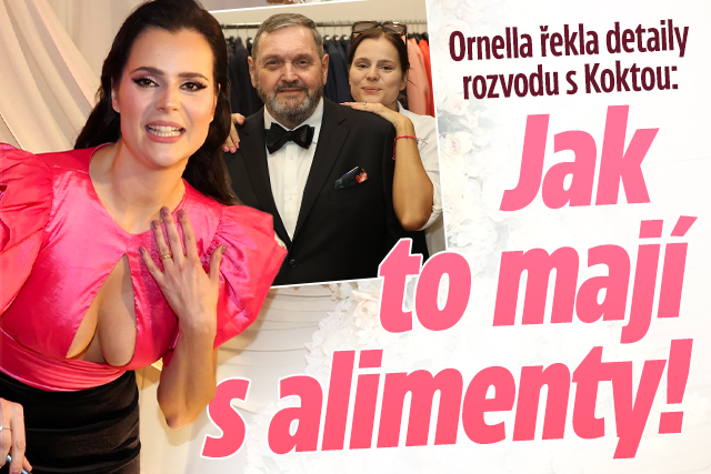 Banner ke žhavému tématu: Ornella řekla detaily rozvodu s Koktou ...
