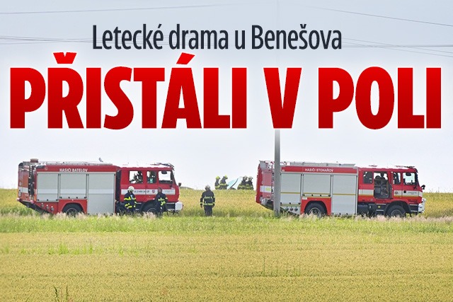 Banner ke žhavému tématu: Drama u Benešova: Nouzové přistání v ...