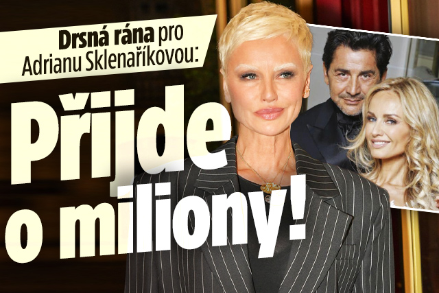 Banner ke žhavému tématu: Drsná rána pro Adrianu Sklenaříkovou: ...