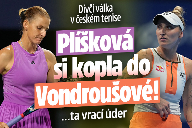 Banner ke žhavému tématu: Dívčí válka: Plíšková si kopla do ...