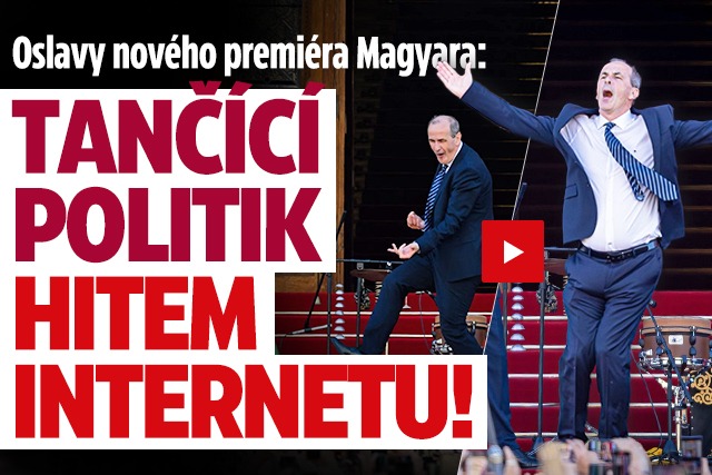 Banner ke žhavému tématu: Oslavy premiéra Magyara: Tančící ...