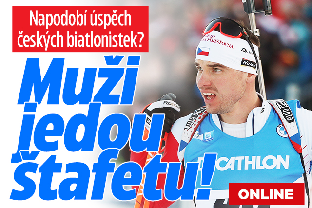 Banner ke žhavému tématu: Biatlonová štafeta: Muži v TOP desítce! ...