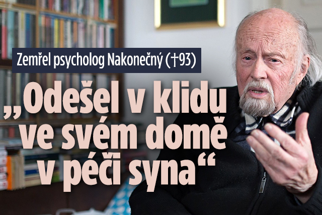Banner ke žhavému tématu: Zemřel psycholog Nakonečný (†93): ...
