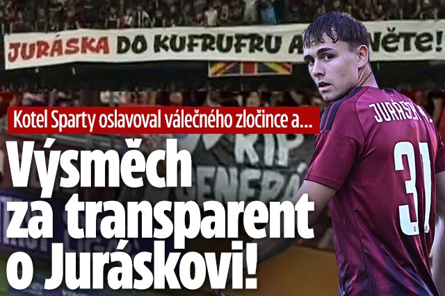 Banner ke žhavému tématu: Kotel Sparty oslavoval zločince! A ...