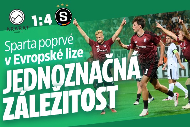 Banner ke žhavému tématu: Ararat - Sparta 1:4. Jednoznačná ...
