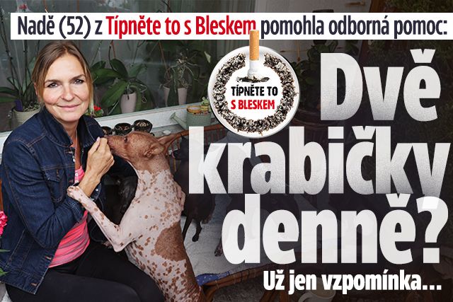 Banner ke žhavému tématu: Naďa z Típněte to s Bleskem: 2 krabičky ...