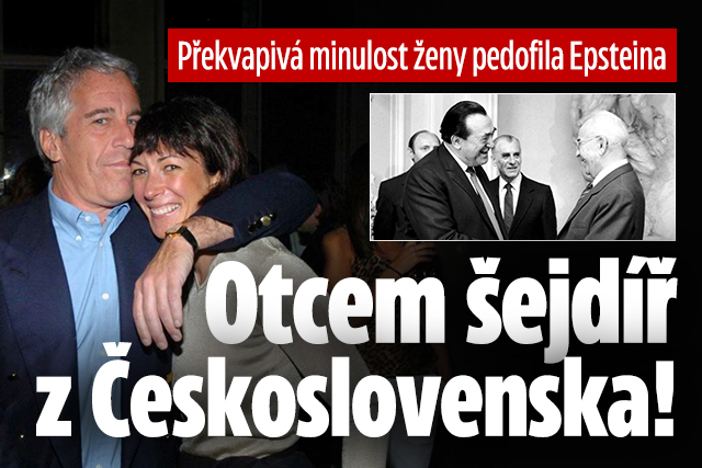 Kauza Epstein: Jeho žena dcerou šejdíře z Československa