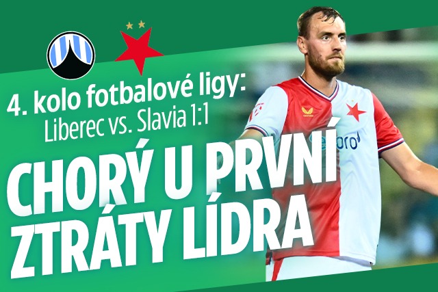 Banner ke žhavému tématu: Liberec – Slavia 1:1. Chorý u první ...