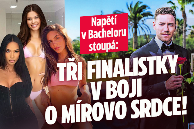 Banner ke žhavému tématu: Napětí v Bacheloru stoupá: Tři ...