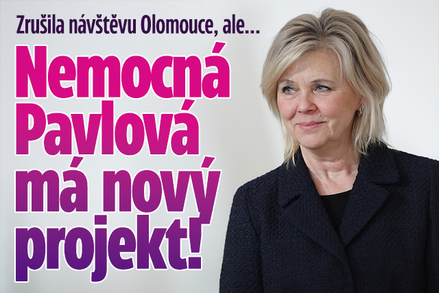 Banner ke žhavému tématu: Nemocná Pavlová má nový projekt!