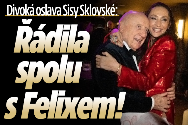 Banner ke žhavému tématu: Divoká oslava Sisy Sklovské: Řádila ...