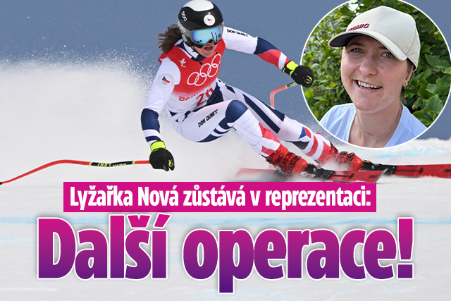 Banner ke žhavému tématu: Lyžařka Nová zůstává v reprezentaci: ...