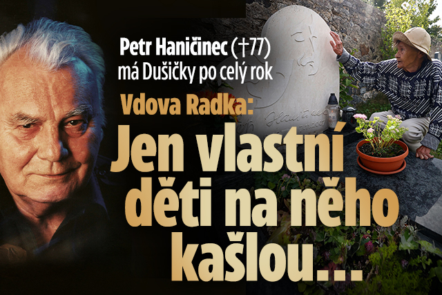 Banner ke žhavému tématu: Haničinec (†77) má Dušičky po celý rok! ...
