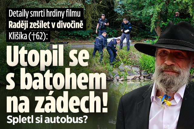 Detaily smrti hrdiny filmu: Utopil se s batohem na zádech!