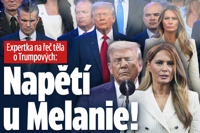 Expertka na řeč těla o Trumpových: Napětí u Melanie!
