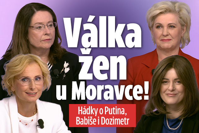 Válka žen u Moravce! Němcová se přela s Konečnou o Putina