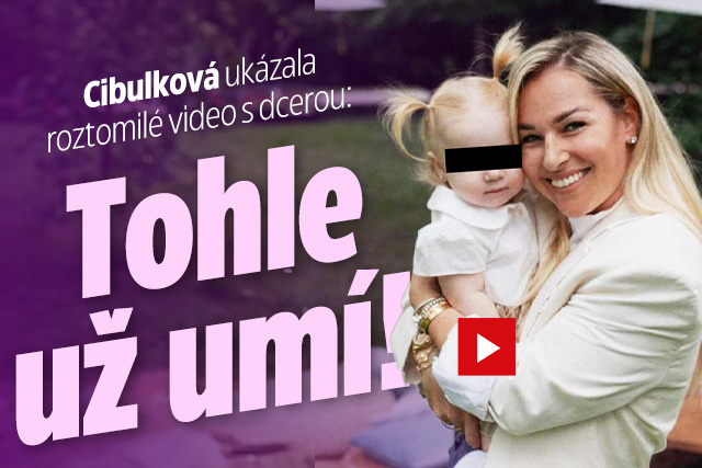 Cibulková ukázala roztomilé video: Tohle už malá Nina umí