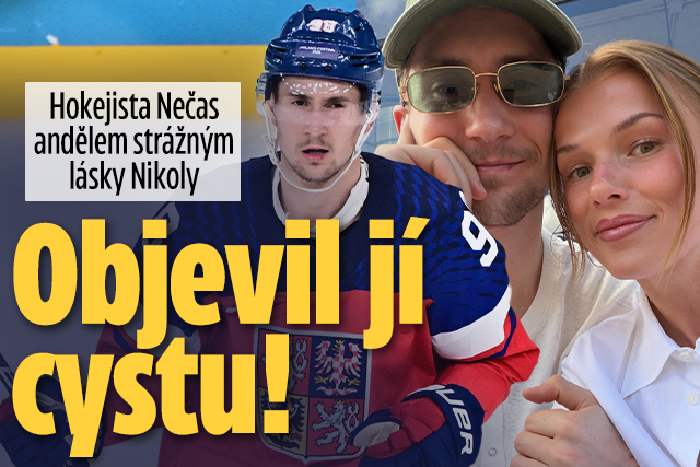 Banner ke žhavému tématu: Nečas je andělem strážným lásky Nikoly: ...