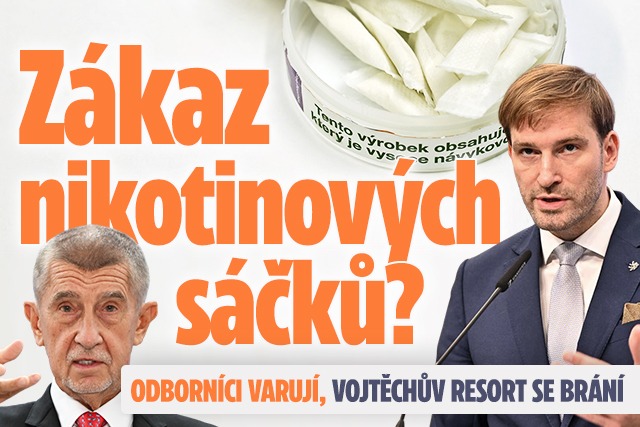 Banner ke žhavému tématu: Zákaz nikotinových sáčků? Odborníci ...