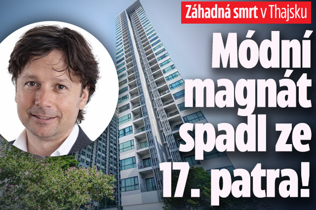 Banner ke žhavému tématu: Módní magnát záhadně zemřel: Pád ze 17. ...