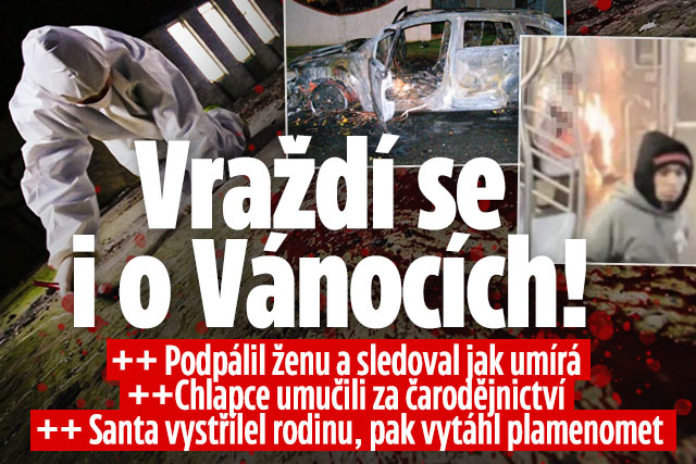 Banner ke žhavému tématu: Vraždí se i o Vánocích: Podpálil ženu a ...