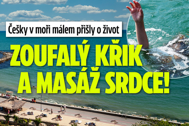 Banner ke žhavému tématu: Češky v moři málem přišly o život: ...