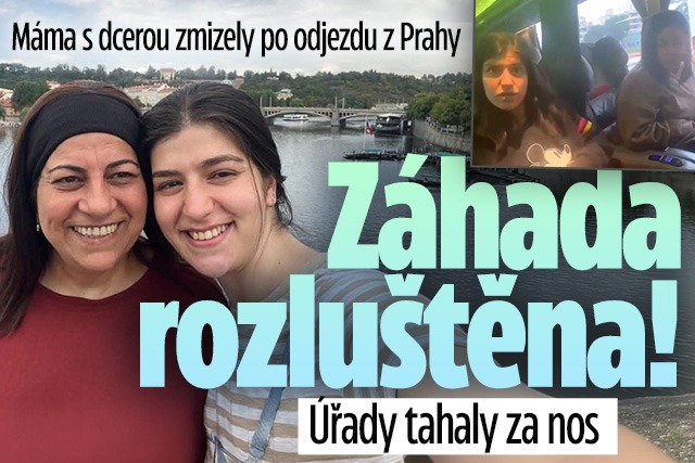 Banner ke žhavému tématu: Máma s dcerou zmizely po cestě z Prahy: ...