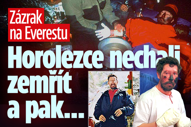 Banner ke žhavému tématu: Zázrak na Everestu: Horolezce nechali ...