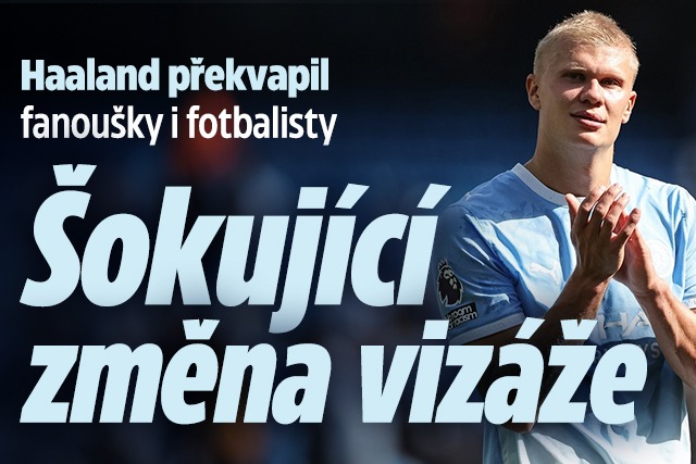 Banner ke žhavému tématu: Haaland překvapil fanoušky i ...