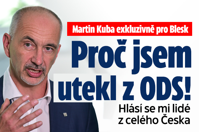 Banner ke žhavému tématu: Hejtman Kuba pro Blesk: Proč jsem utekl ...