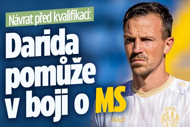 Banner ke žhavému tématu: Českou repre posílí navrátilec Darida: ...