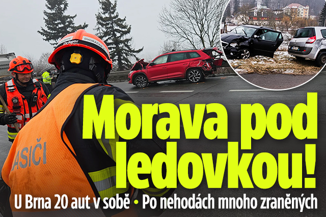 Banner ke žhavému tématu: D1 a D2 na Brno zastavily nehody: ...