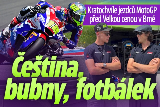 Banner ke žhavému tématu: Kratochvíle jezdců MotoGP v Brně: ...