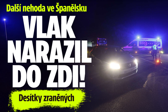 Banner ke žhavému tématu: Další nehoda ve Španělsku: Vlak narazil ...