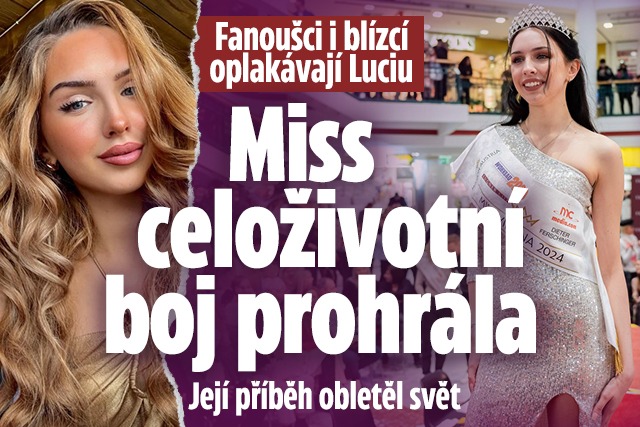 Banner ke žhavému tématu: Krásná miss zemřela: Její příběh ...