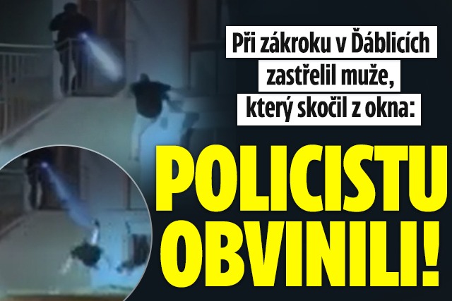 Banner ke žhavému tématu: Policista zastřelil muže v Ďáblicích: ...