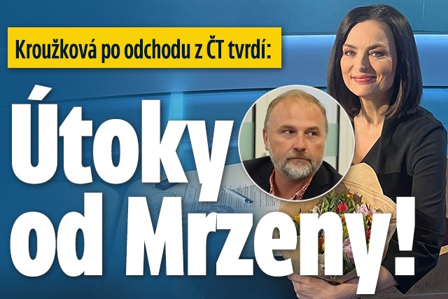 Banner ke žhavému tématu: Kroužková po odchodu z ČT tvrdí: Útoky ...