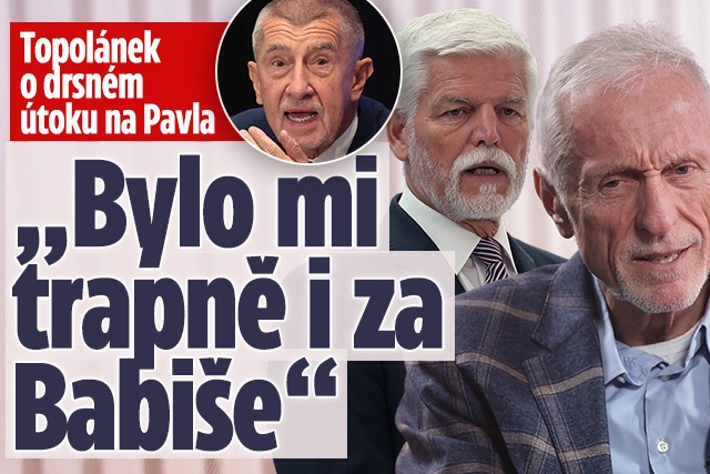 Banner ke žhavému tématu: Topolánek o útoku Babiše na Pavla kvůli ...