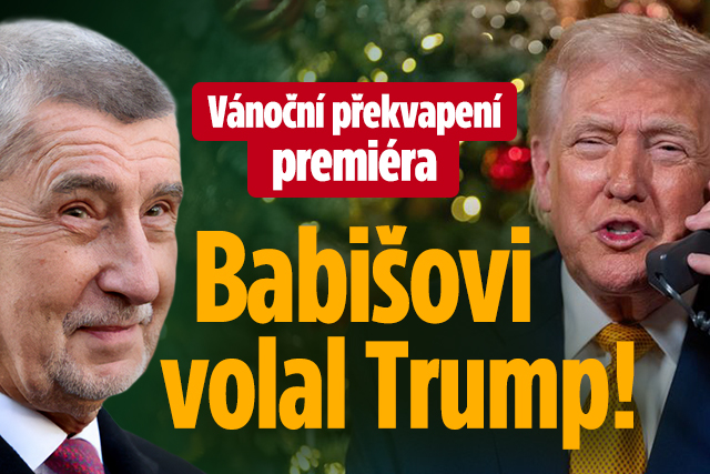 Banner ke žhavému tématu: Vánoční překvapení Babiše: Volal mu ...