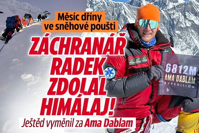 Banner ke žhavému tématu: Měsíc dřiny ve sněhové poušti: Radek ...