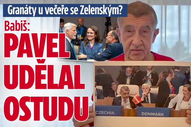 Banner ke žhavému tématu: Babiš ostře po večeři v Ankaře: Pavel ...
