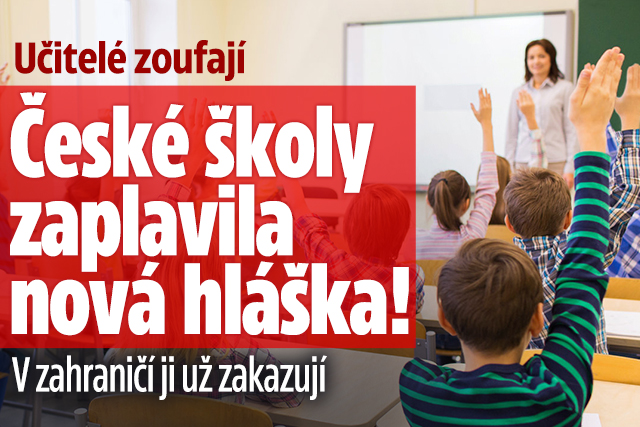 Banner ke žhavému tématu: Učitelé zoufají: České školy zaplavila ...