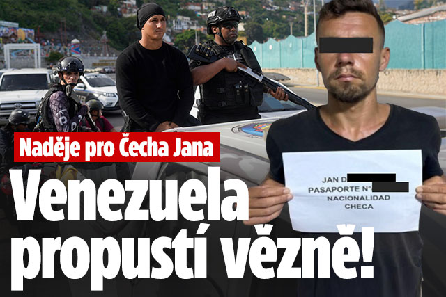 Banner ke žhavému tématu: Naděje pro Čecha drženého ve Venezuele: ...