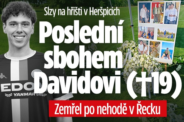 Banner ke žhavému tématu: David zemřel po nehodě v Řecku: ...