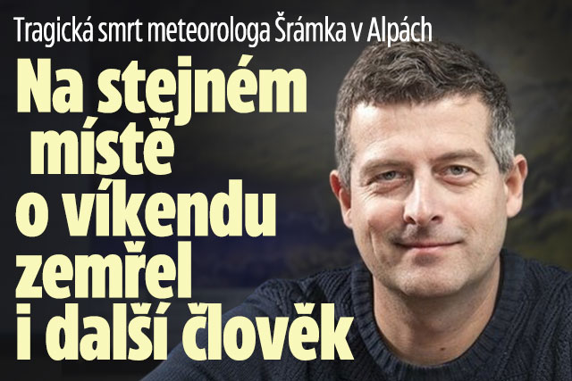 Pád meteorologa Šrámka v Alpách: Další smrt na stejném místě