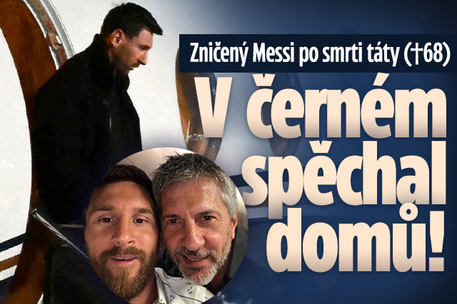 Banner ke žhavému tématu: Zničený Messi po smrti táty (†68): V ...