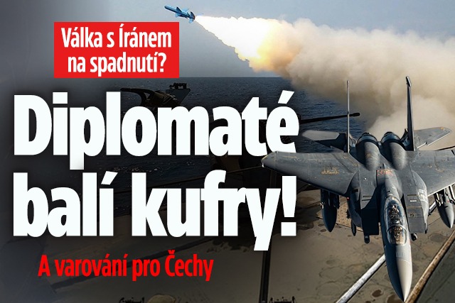 Banner ke žhavému tématu: Válka s Íránem na spadnutí? Diplomaté ...