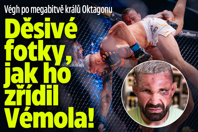 Végh po megabitvě: Děsivé fotky, jak ho zřídil Vémola!