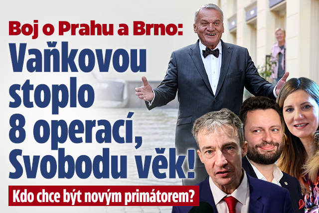 Banner ke žhavému tématu: Kdo chce být novým primátorem? Vaňkovou ...