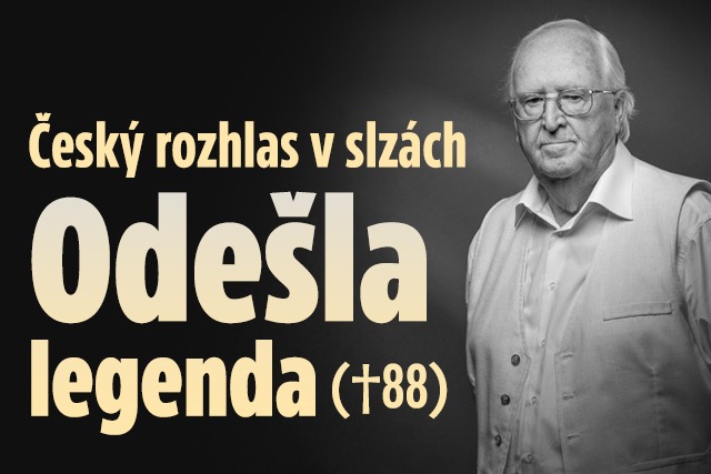 Banner ke žhavému tématu: Český rozhlas v slzách: Odešla legenda ...